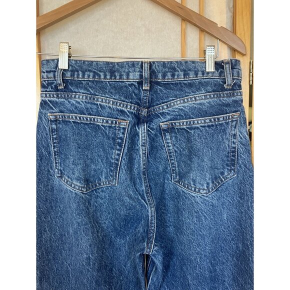 REFORMATION Women's Abby High Rise Straight Leg Denim Blue Jeans Size 28 - Picture 11 of 13